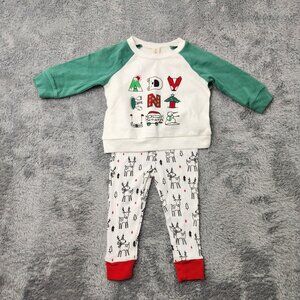Tucker + Tate Adventure‎ Top & Koala Kids Reindeer Print Pants 12M Holiday Set